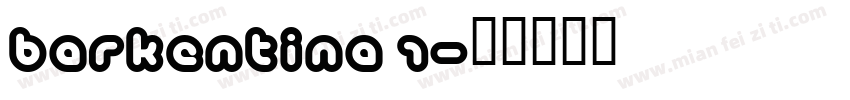Barkentina 1字体转换